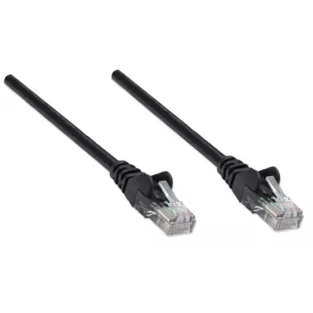 Intellinet Network Patch Cable, Cat5e, 5m, Black, CCA, U/UTP, PVC, RJ45, Gold Plated Contacts, Snagless, Booted, Lifetime Warranty