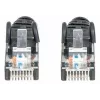 Intellinet Network Patch Cable, Cat6, 2m, Black, CCA, U/UTP, PVC, RJ45, Gold Plated Contacts, Snagless, Booted, Lifetime Warranty