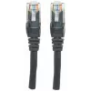 Intellinet Network Patch Cable, Cat6, 2m, Black, CCA, U/UTP, PVC, RJ45, Gold Plated Contacts, Snagless, Booted, Lifetime Warranty