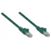Intellinet Network Patch Cable, Cat5e, 3m, Green, CCA, U/UTP, PVC, RJ45, Gold Plated Contacts, Snagless, Booted, Lifetime Warranty