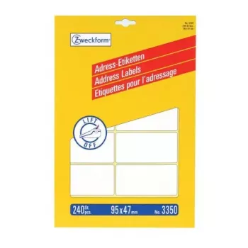 Self-adhesive label Avery 3350 Rounded rectangle