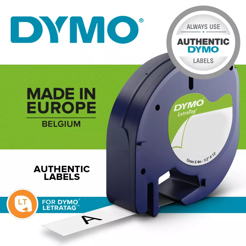 DYMO LetraTag ® 100T - Label Maker QWZ, QWERTZ, Direct thermal / Thermal transfer, Grey
