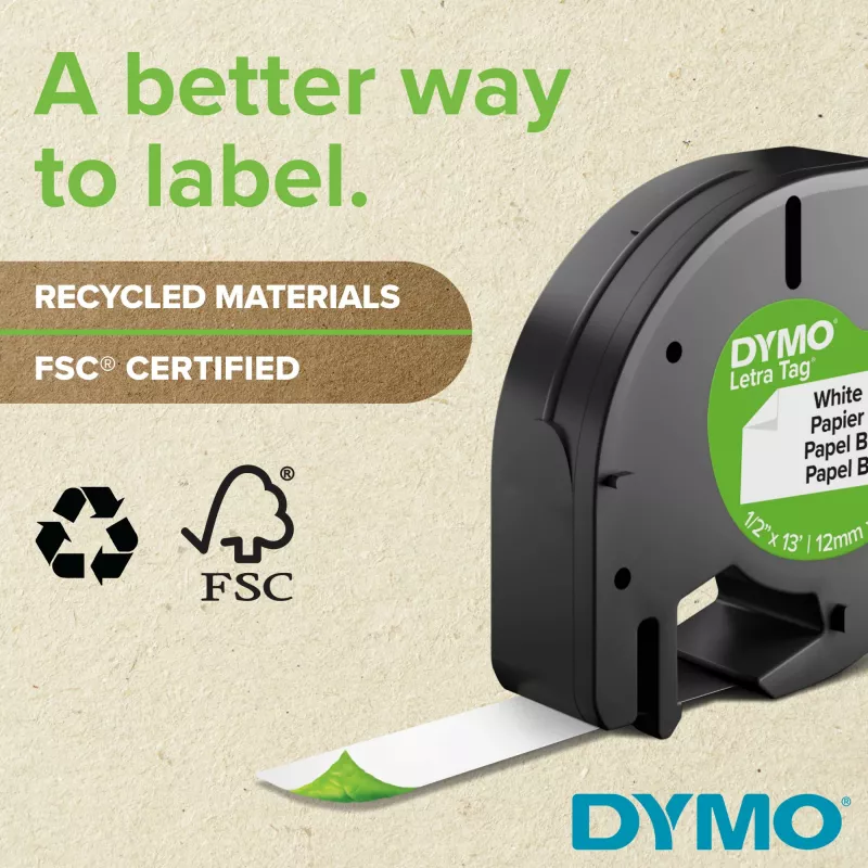 DYMO LetraTag ® 100T - Label Maker QWZ, QWERTZ, Direct thermal / Thermal transfer, Grey