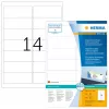 Address labels HERMA Repositionable A4 99.1x38.1 mm white 1400 pcs