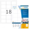 Removable labels HERMA A4 63.5x46.6 mm 1800 pcs