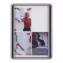 Nobo Premium Plus Magnetic Lockable Notice Board Hinged Door 6xA4