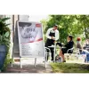 Nobo Essence A2 A-Frame Pavement Sign, Silver, Aluminium, 485 mm, 850 mm