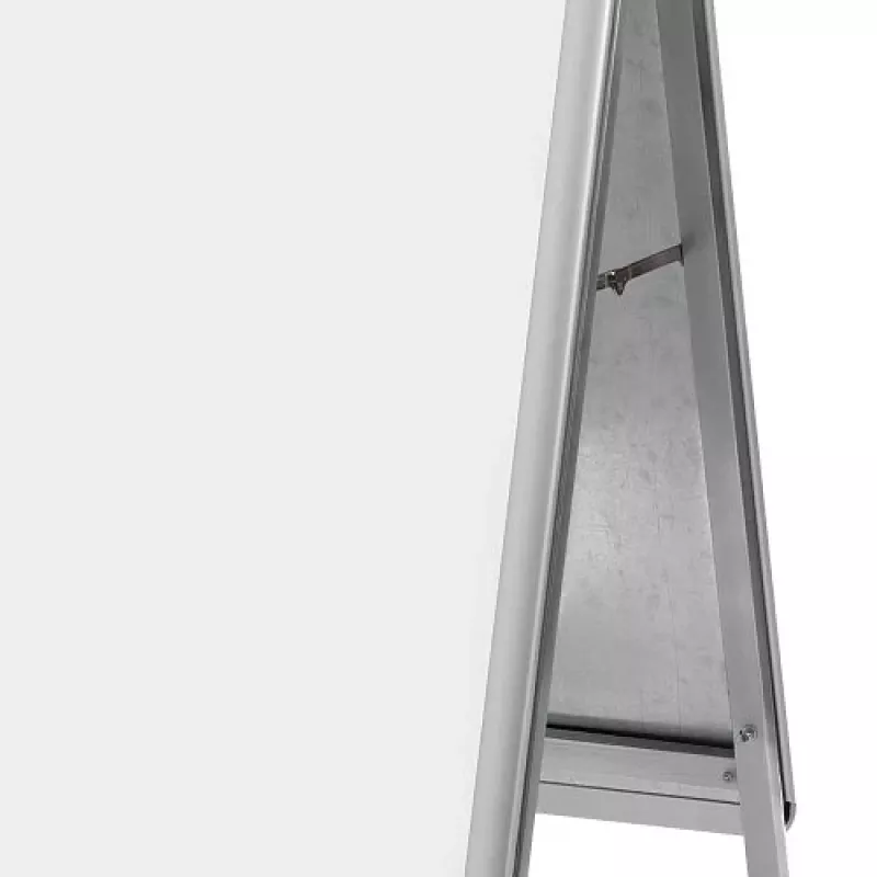 Nobo Essence A2 A-Frame Pavement Sign, Silver, Aluminium, 485 mm, 850 mm