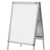 Nobo Essence A2 A-Frame Pavement Sign, Silver, Aluminium, 485 mm, 850 mm