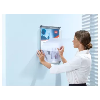 Nobo Essence A2 Poster Frame Replacement Cover, Sign holder/information stand replacement cover, 420 mm, 0.2 mm, 594 mm