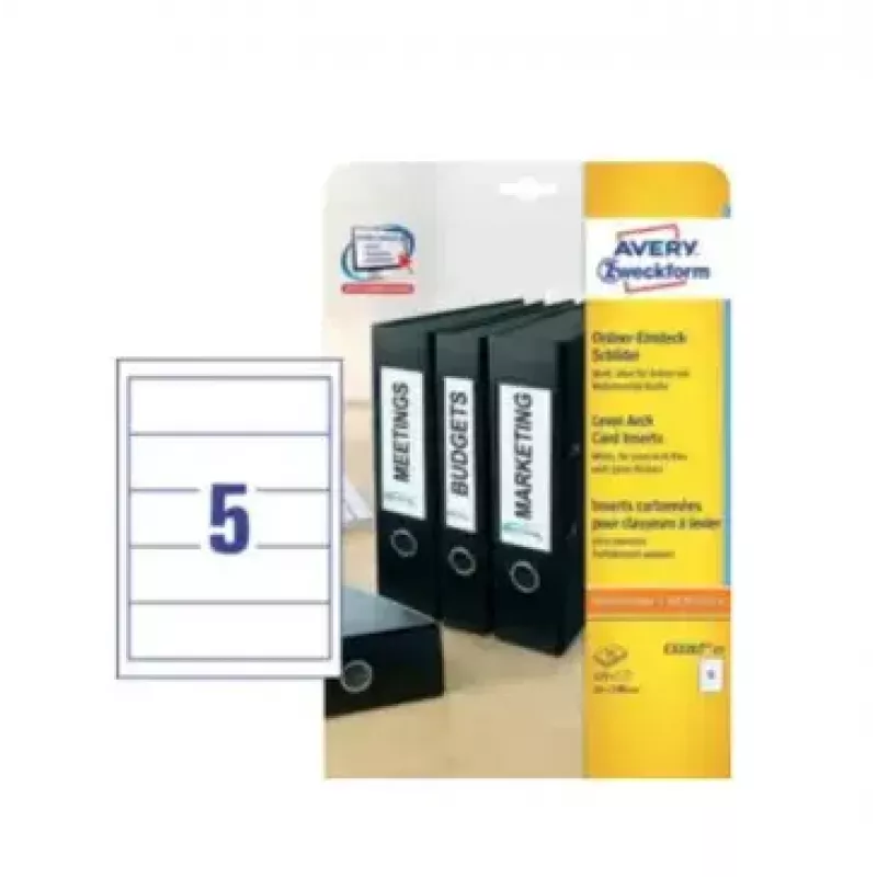 Self-adhesive printer label Avery C32267-25