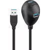 USB 3.0 Extension Cable Goobay 95918 Black