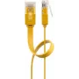 Flat Patch Cable Goobay CAT 6 1.5m U/UTP Yellow