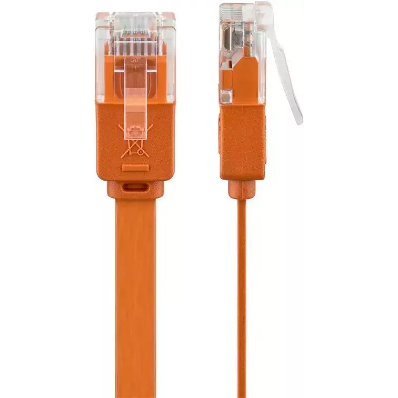 Flat Patch Cable Goobay CAT 6 U/UTP orange 1.5 m