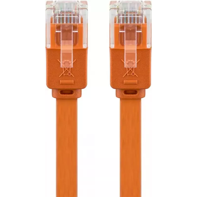 Flat Patch Cable Goobay CAT 6 U/UTP orange 1.5 m