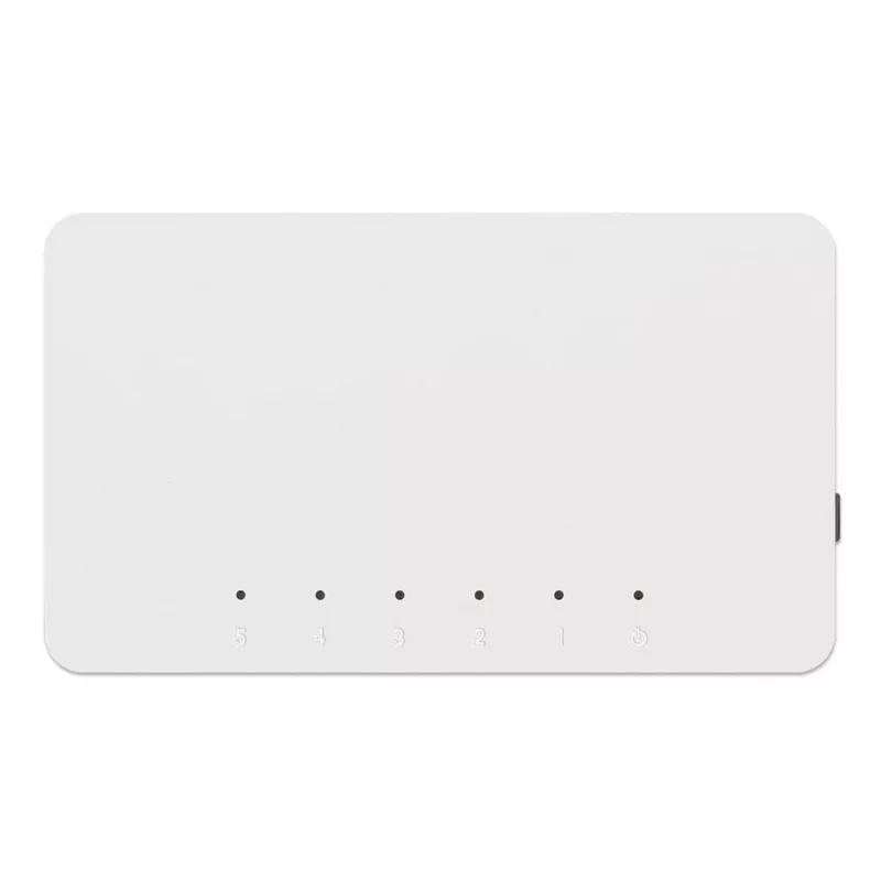Manhattan 5-Port Fast Ethernet Switch, Plastic, Three Year Warranty, Box