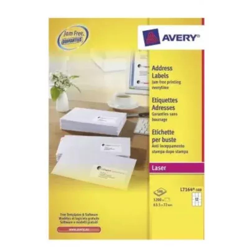 Self-adhesive label Avery L7164-100