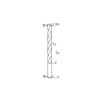 Brad Point Drill Bits Bosch 2608596312 4-12mm