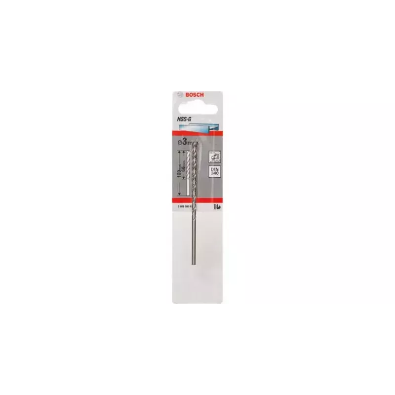 Twist Drill Bits Bosch 2608596810 HSS Long Ground 5-10mm