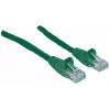 Intellinet Network Patch Cable, Cat6, 20m, Green, CCA, U/UTP, PVC, RJ45, Gold Plated Contacts, Snagless, Booted, Lifetime Warranty