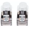 Intellinet Network Patch Cable, Cat6, 30m, White, Copper, S/FTP, LSOH / LSZH, PVC, RJ45, Gold Plated Contacts, Snagless, Booted, Lifetime Warranty