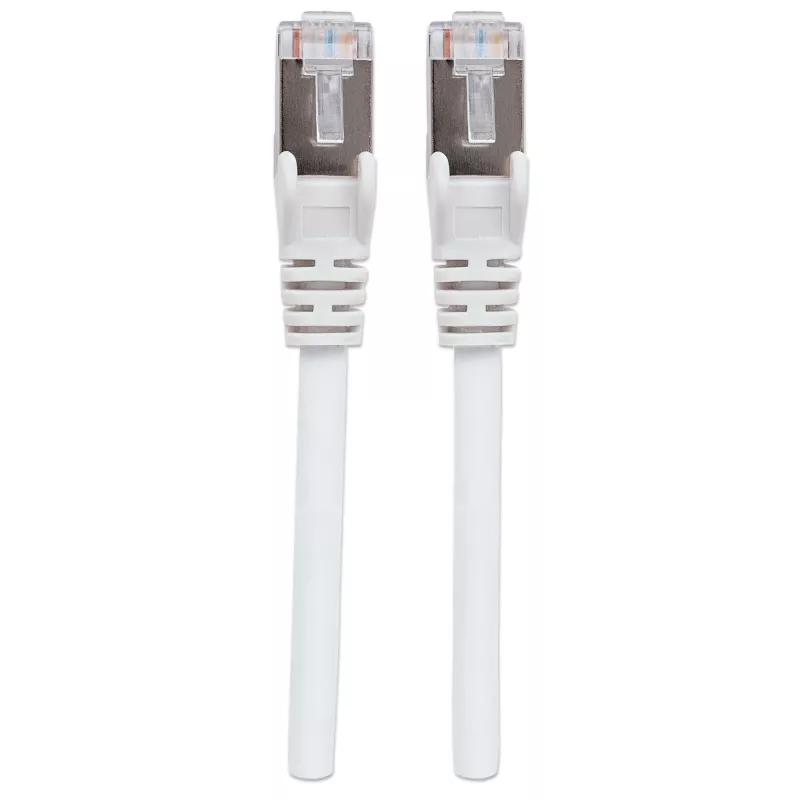 Intellinet Network Patch Cable, Cat6, 30m, White, Copper, S/FTP, LSOH / LSZH, PVC, RJ45, Gold Plated Contacts, Snagless, Booted, Lifetime Warranty