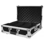Hard case Roadinger 30122077 for Records Plywood Black Silver
