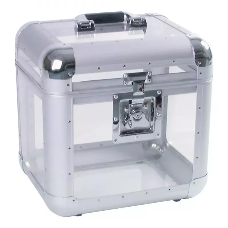 Hard case Roadinger 30110038 Acrylic Aluminium for Records