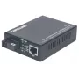Intellinet Fast Ethernet WDM Bi-Directional Single Mode Media Converter, 10/100Base-Tx to 100Base-Fx (SC) Single-Mode, 20 km (12.4 mi.), WDM (Rx1550/Tx1310)