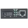 Intellinet Fast Ethernet WDM Bi-Directional Single Mode Media Converter, 10/100Base-Tx to 100Base-Fx (SC) Single-Mode, 20 km (12.4 mi.), WDM (Rx1550/Tx1310)