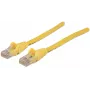 Intellinet Network Patch Cable, Cat6A, 30m, Yellow, Copper, S/FTP, LSOH / LSZH, PVC, RJ45, Gold Plated Contacts, Snagless, Booted, Lifetime Warranty