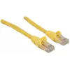 Intellinet Network Patch Cable, Cat6A, 30m, Yellow, Copper, S/FTP, LSOH / LSZH, PVC, RJ45, Gold Plated Contacts, Snagless, Booted, Lifetime Warranty
