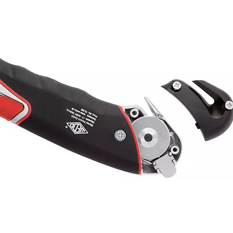Utility knife WEDO 78 855 Black Red Silver