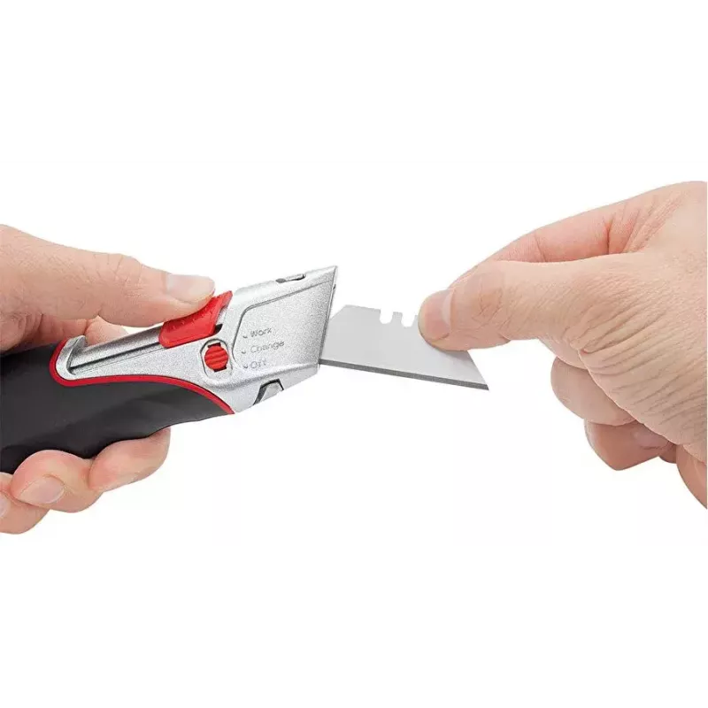 Utility knife WEDO 78 855 Black Red Silver