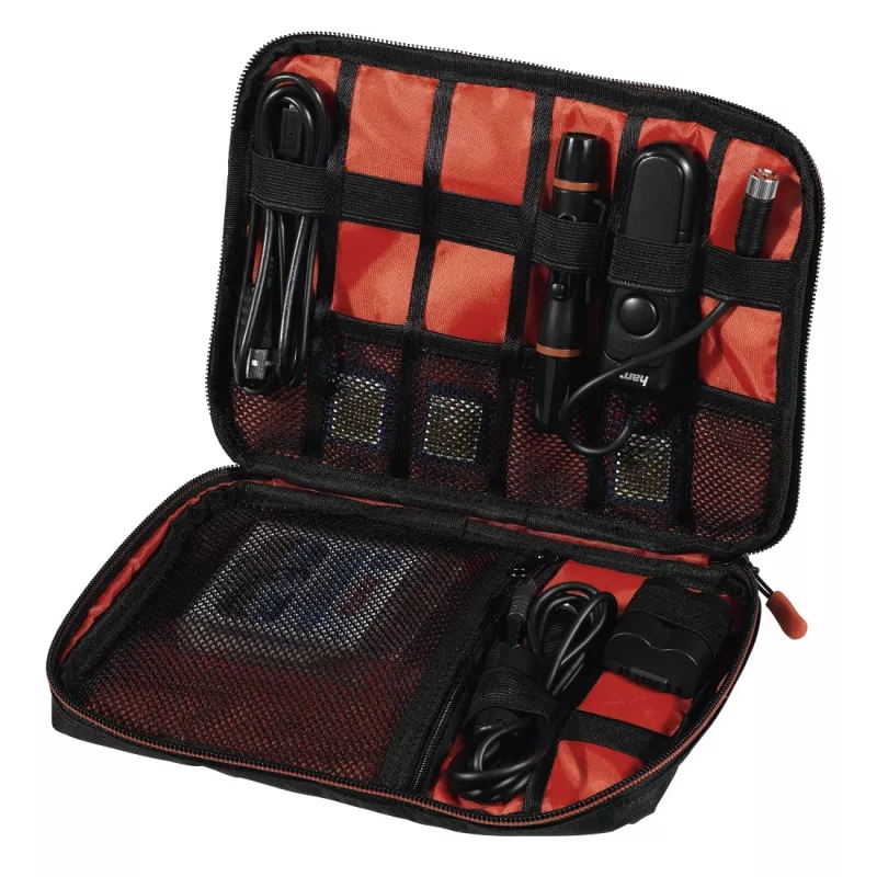 Hama Fancy Black, Red Polytex Camera filter pouch