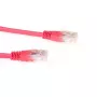 ACT Red 10 meter LSZH U/UTP CAT6 patch cable with RJ45 connectors