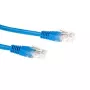 ACT Blue 3 meter LSZH U/UTP CAT6 patch cable with RJ45 connectors