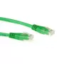 ACT Green 1 meter LSZH U/UTP CAT6 patch cable with RJ45 connectors
