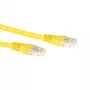 ACT Yellow 7 meter LSZH U/UTP CAT6 patch cable with RJ45 connectors