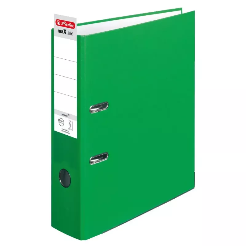 Ring binder A4 Herlitz maX.file Green