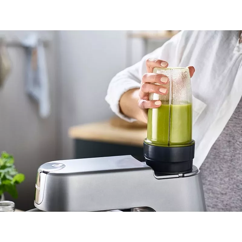 Kenwood KAH740PL Smoothie 2GO Blender Attachment, 2 x 0.6 L, Grey