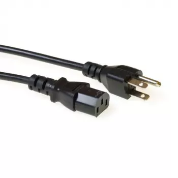 Power cord ACT Powercord USA plug - C13 black 2.5 m