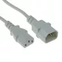 ACT Powercord C13 - C14 white 1.8 m