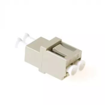 Fiber optic LC duplex adapter multimode OM2 square ACT EA9002