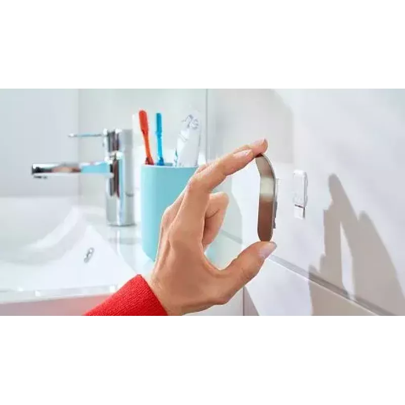Towel hook TESA 57045-00000 Metallic Indoor 2 pcs