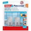 Towel hook TESA 57066-00000 Metallic Indoor 2 pc(s)