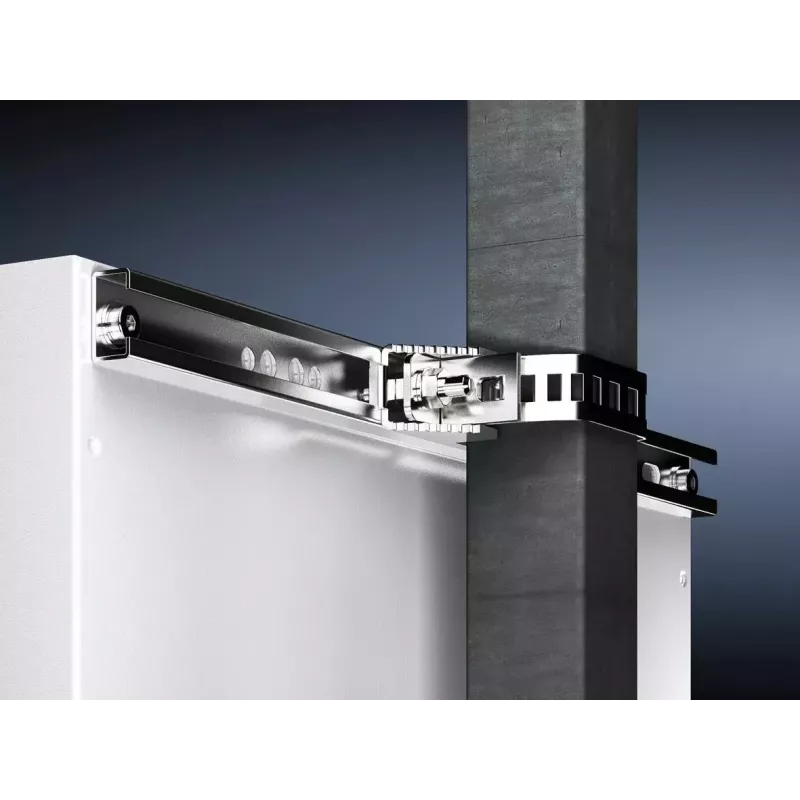 Rack clamp Rittal AX 2584.100 — stainless steel, 1.88 kg, single piece