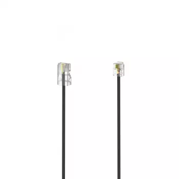 Hama 00201141 telephone cable 3 m Black