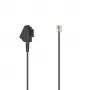Hama 00201149 telephone cable 15 m Black