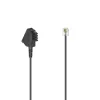 Hama 00201149 telephone cable 15 m Black